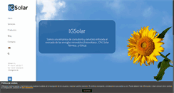 Desktop Screenshot of igsolar.es